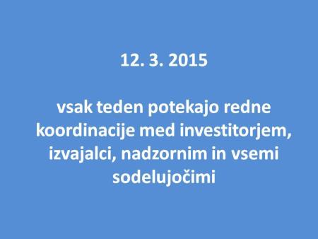 Trije veliki projekti so v polnem teku 106